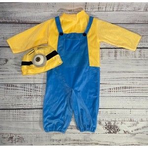 Toddlers Despicable Me Stuart Minion Halloween Costume